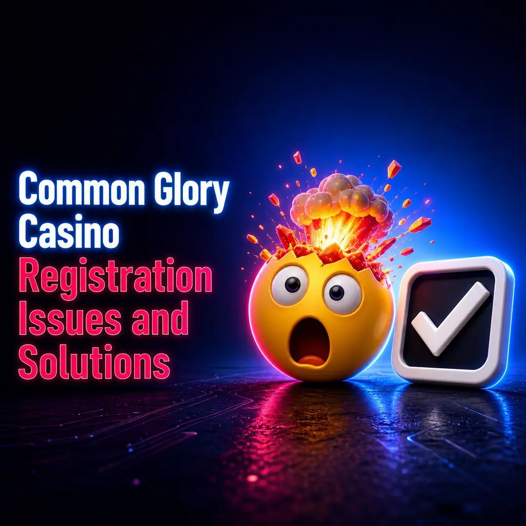 Common Glory Casino registration issues like OTP errors, IC rejection, and duplicate accounts, with quick solutions