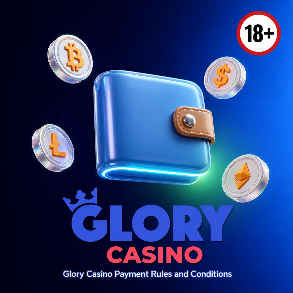 Glory Casino payment rules: deposit-withdrawal matching, ID verification, single bonus policy, MYR currency, daily withdrawal limits.