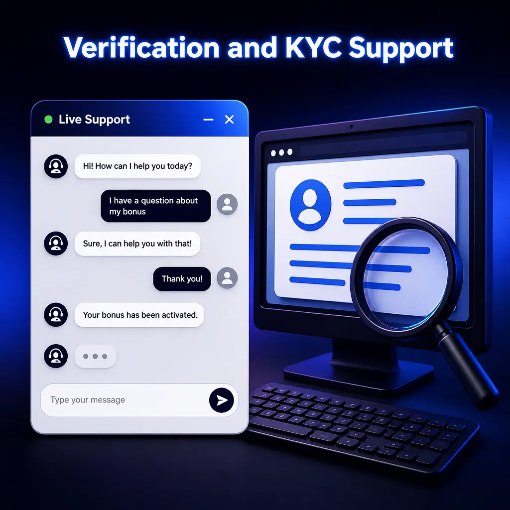 Glory Casino KYC verification: ID card and proof of address required for secure withdrawal approval in Malaysia.