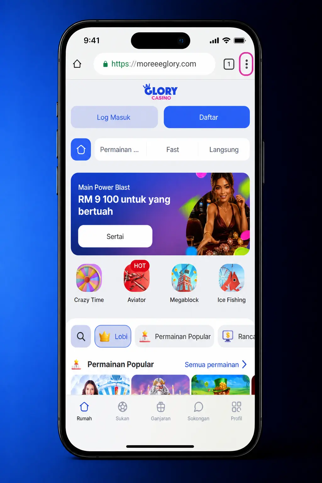 Step-by-step guide to install Glory Casino APK on Android in 4 easy steps without Google Play