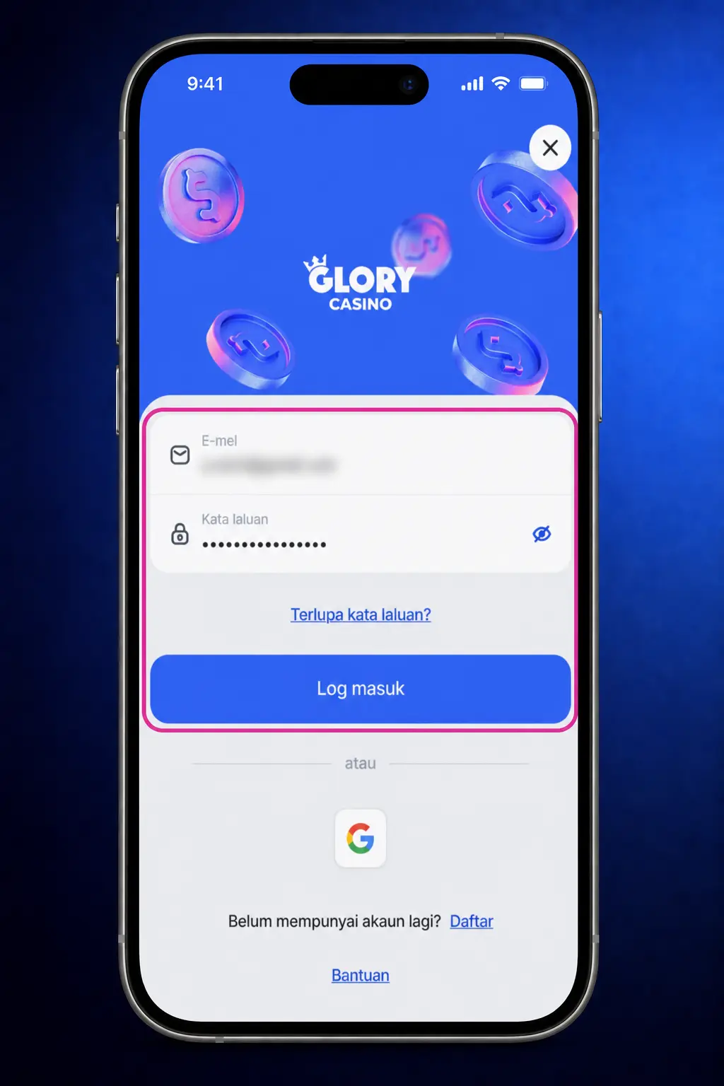 Steps to withdraw money from Glory Casino app: log in, select Cashier, choose payment method, enter amount, confirm request.